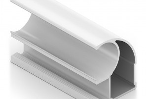 АРИСТО Профиль вертикальный C ЭКО, 2700, белый глянец   AE0704