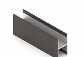 АРИСТО Профиль средний ЭКО без винта, 5400, венге темный   AE0216