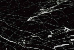 AGT Черный мрамор Торос 6019 МДФ 2800*1220*18 (глянец) односторонняя 3гр