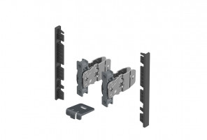 9257619 КОМПЛЕКТ СОЕДИНИТЕЛЕЙ ПЕРЕДНЕЙ ПАНЕЛИ ВНУТР. ЯЩИКА AVANTECH YOU,H101,АНТРАЦИТ