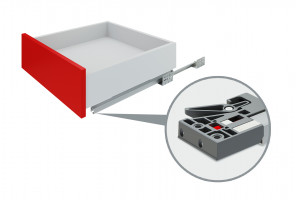 Направляющие скрытого монтажа push-to-open DB7776Zn/400   БОЯРД