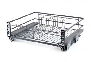 Cargo 600мм Посудосушитель MIRA KRS06/1/3/600/GRPH с довод. и крепл. к фас., ГРАФИТ   БОЯРД