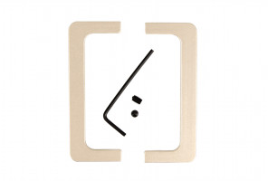 Заглушки откр. для горизонт. профиля GOLA BALANCE " C" Сатиновое золото   RZ050.01SG   БОЯРД