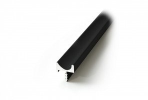 RP004BL.1/000/3000 Черный матовый (Ручка-профиль мебельная AL)