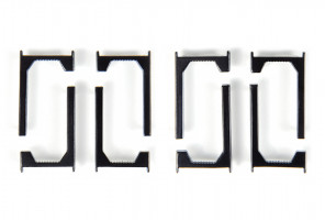 Заглушки RZ106.01BL  Черный матовый (4L+4R)