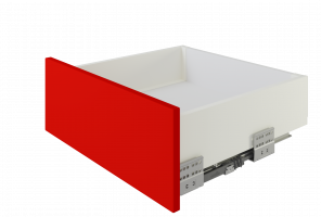 Ящик СТАРТ PUSH с ПРЯМЫМИ боковинами Белый SB29W.1/450, выс. стенки 118мм