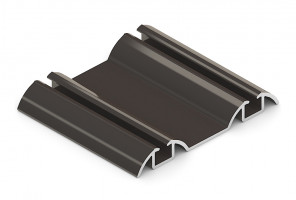 АРИСТО Направляющая двойная нижняя, 5400, бронза глянец   AS0504