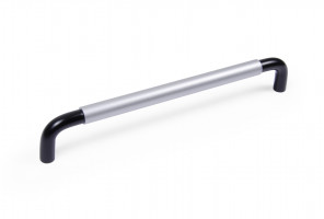 RS048BL/SC.4/192 Черный/Сатиновый хром Ручка SLOT