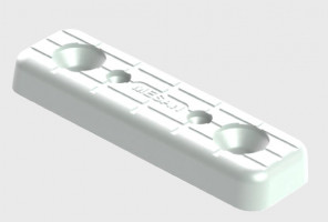 Подпятник Mesan белый 0255Е