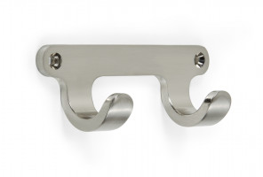 Крючок K220BSN.2 Атласный сатиновый никель   TWIN