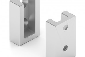 АРИСТО Крепление стена-стена для алюминиевого вешала, серебро   AA0956