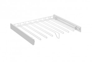 Вешалка для брюк SMART, в модуль 600, Белый, шар. напр.  GTV   W-WSPD60-BP-10