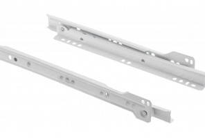 Направляющие роликовые 450 мм белые   PR-0B-450-10