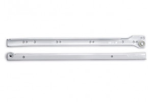 Направляющие роликовые 350 мм белые   PR-0B-350-10