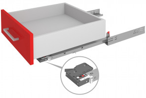 Направляющие скрыт. монт. В-Slide DB9991Zn/500 с 3D-регулировкой, полного выдв. с довод.
