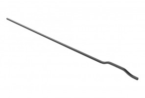 Ручка алюминиевая GRAVEL L-1200мм, черный матовый   UA-GRAVEL-1200-20М