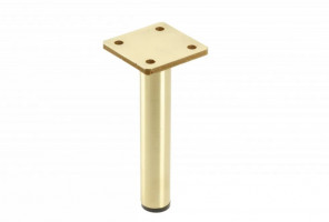 Опора мебельная RONDA Simple h-150, брашированное золото  NM-RONDA-S-150-18