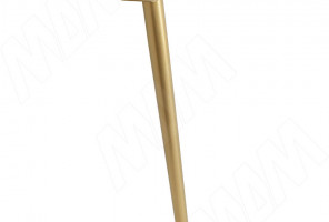 Опора для стола 123х430мм CONEконусная, золото матовое  CON123x430 GL