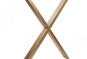 Аспен опора для стола Х-образная, 60х30, Н715+10мм,золото матовое AS60X30/715GL