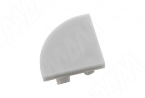 Заглушка торцевая для профиля СМ1/СМ2, серебро, LSPA-CAP-CM1/2-AL