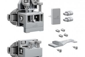 9339382 Комплект фурнитуры WingLine L 2024, medium, с самозакрыванием, серый, левый