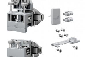 9339366 Комплект фурнитуры WingLine L 2024, medium, с самозакрыванием, серый, правый