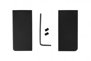 Заглушки закр. для горизонт. профиля GOLA BALANCE " L" Черный   RZ051.04BL   БОЯРД