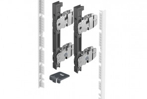 9257617 КОМПЛЕКТ СОЕДИНИТЕЛЕЙ ПЕРЕДНЕЙ ПАНЕЛИ ВНУТР. ЯЩИКА AVANTECH YOU,H187,БЕЛЫЙ