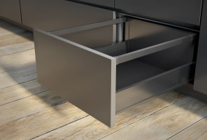 Ящик GTV Модерн Бокс PRO L-350, высокий H-199мм, Антрацит   PB-MBPRO-KPL350C