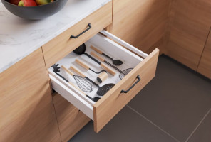 Ящик GTV Модерн Бокс PRO L-350, средний H-135мм, Белый PB-MBPRO-KPL350B1