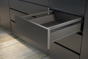 Ящик GTV Модерн Бокс PRO L-450, средний H-135мм, Антрацит   PB-MBPRO-KPL450B