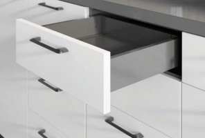 Ящик GTV AXIS PRO L-450, низкий H-86мм, Антрацит   PB-AXISPRO-KPL450A