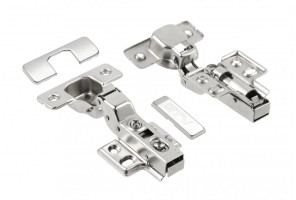 Петля GTV с доводчиком, смежная (комплект - 2 шт)   ZM-INHC08H04-BE-2BAG