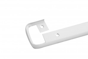 ПЛАНКА AL-38 R-3мм ЩЕЛЕВАЯ/СТЫКОВОЧНАЯ    (НОВИНКА) БЕЛЫЙ