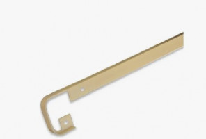 ПЛАНКА AL-38 R-9мм щелевая/стыковочная  ЗОЛОТО