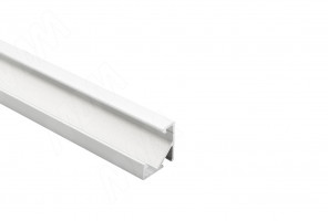 Профиль под свет. ленту СМ1 угловой, серебро, 16х16мм,L-3000 LSP-CM1-ALU-3-AL, (без рассеивателя)