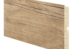 Цоколь пластиковый (высота 100, длина 4000 мм), Дуб Вотан 10.9150R 4M