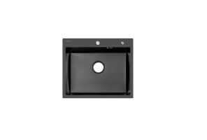 Мойка VANS SMART (600х500х220мм, толщ.2,5+0,8мм), BLACK + ДОЗАТОР   VSM