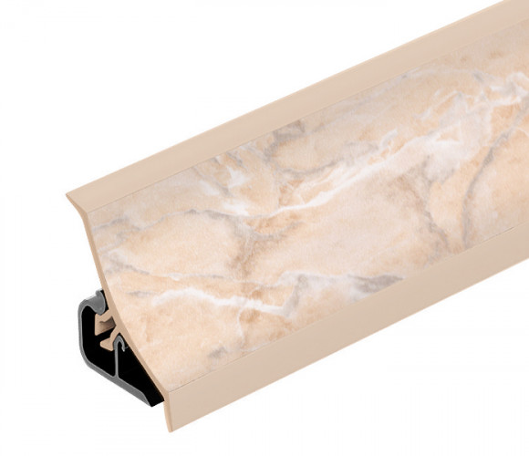 Thermoplast 120 - Плинтус - 2231      Оникс бежевый 18*18*3000 (MRK 120-1225)
