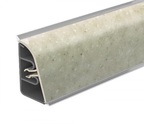 Thermoplast 850 - Плинтус - 2236 (4,2)      Семолина бежевая 37*24*4200 (AP 850-1231)