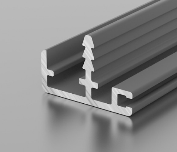 Профиль AL ДР 1-11 Серебро (18мм)