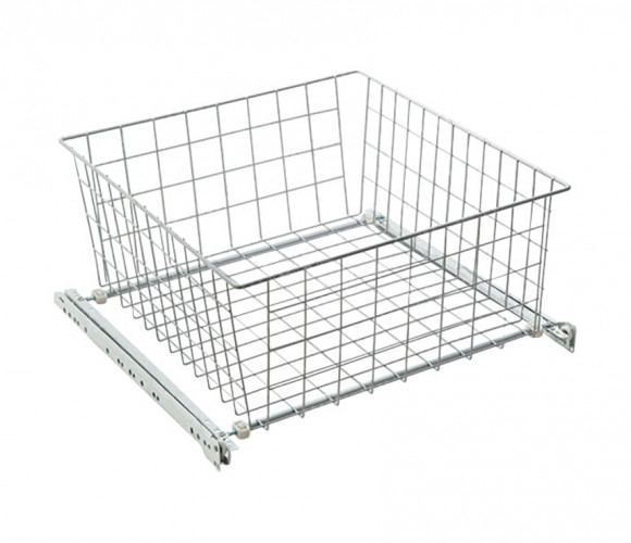 Корзина выкатная сетчатая 435х475х200 белая SB500/200-WT