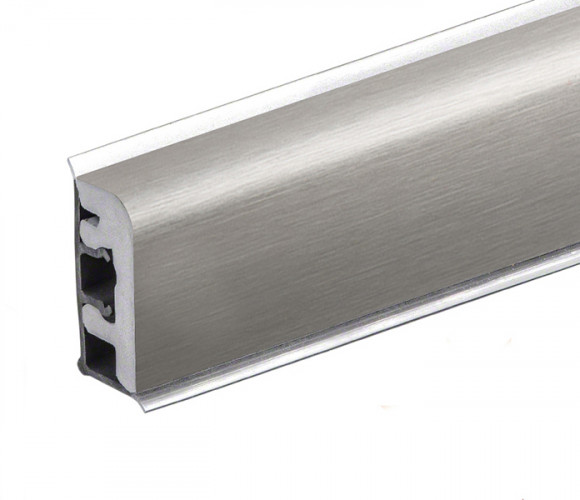 Плинтус кухонный AP630-1208 инокс L3000мм (630В.1208А3000)