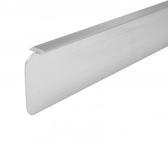 ПЛАНКА AL-38 R-9мм Т-образная    Серебро Крокос