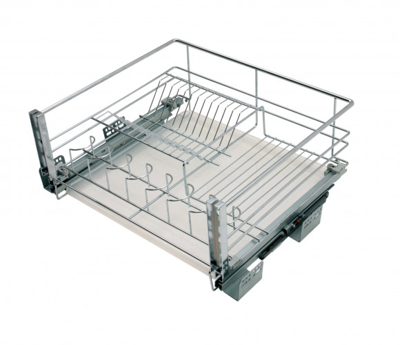 Cargo 600мм Посудосушитель KRS03/1/3/600 с довод. и крепл. к фасаду ХРОМ БОЯРД