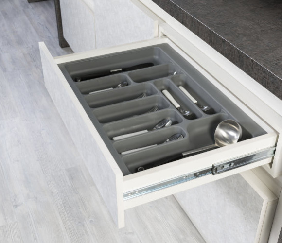 Вкладыш д/стол. приборов S-2285 М500 (440х490х45) металлик