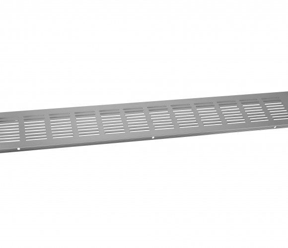 Решетка вентиляционная KK-D50-80-06 Шлифованная сталь 500х80