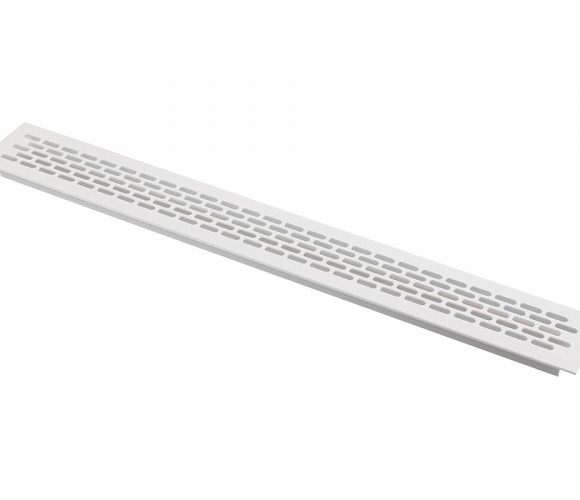 Решетка вентиляционная Малая 484х60мм  БЕЛАЯ  KK-W60800-М1