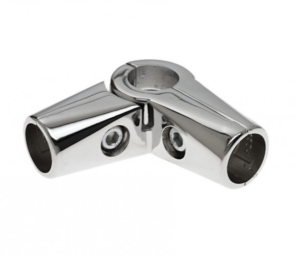 JOCKER Крепеж угловой регулируемый, R-43 (UNO 22), хром  160105