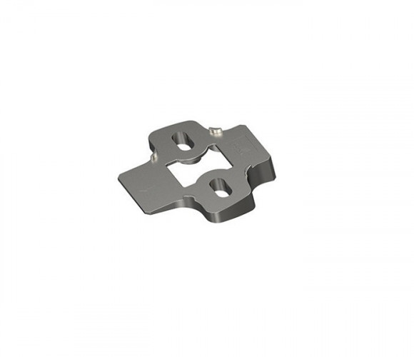 9072533 УГЛОВОЙ АДАПТЕР МОНТАЖНЫХ ПЛАНОК SYSTEM 8099, УГОЛ 5ГР, ЦИНКОВОЕ ЛИТЬЕ, НИКЕЛИРОВАННЫЙ